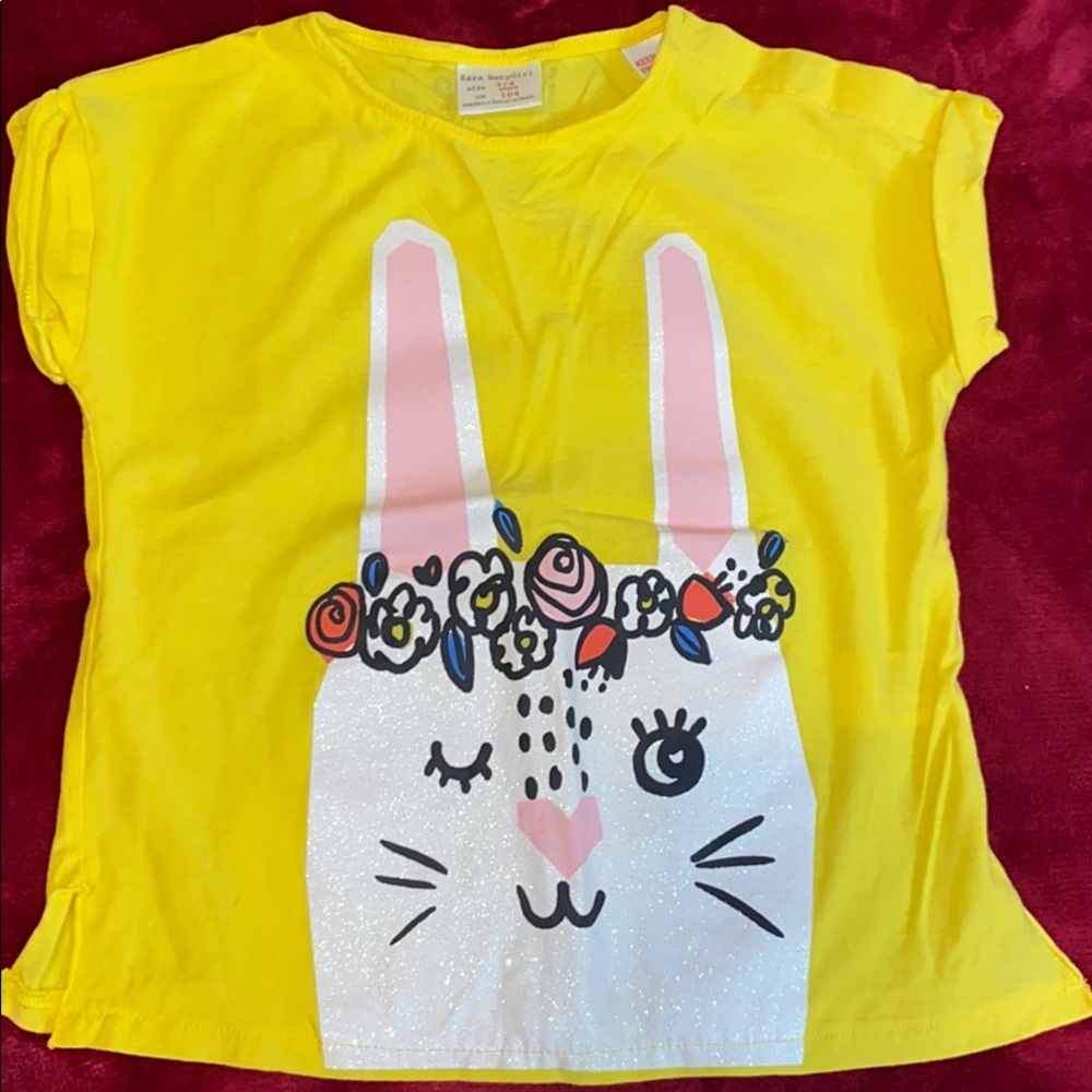 Bunny tee - by ZARA
